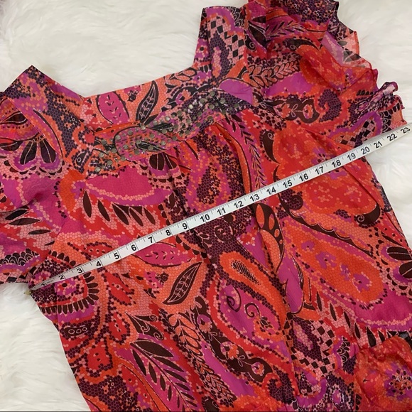 Apt. 9 Floral Square Neck Blouse Top - Picture 11 of 13